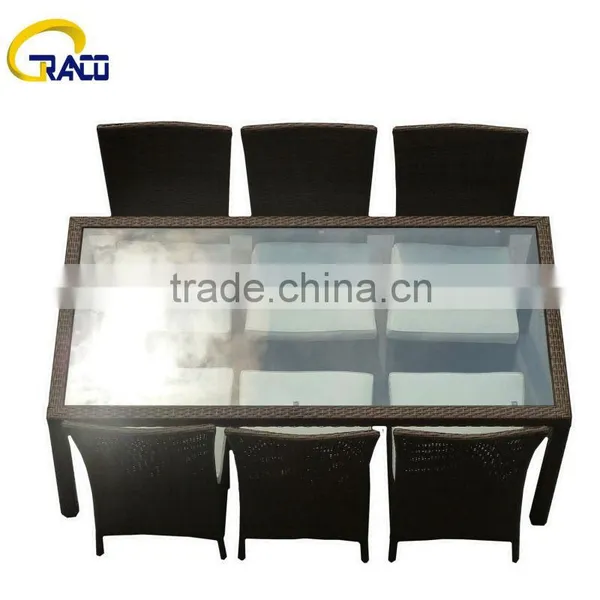 Granco KAL464 7pcs Dining Set Rattan Furniture photo-4