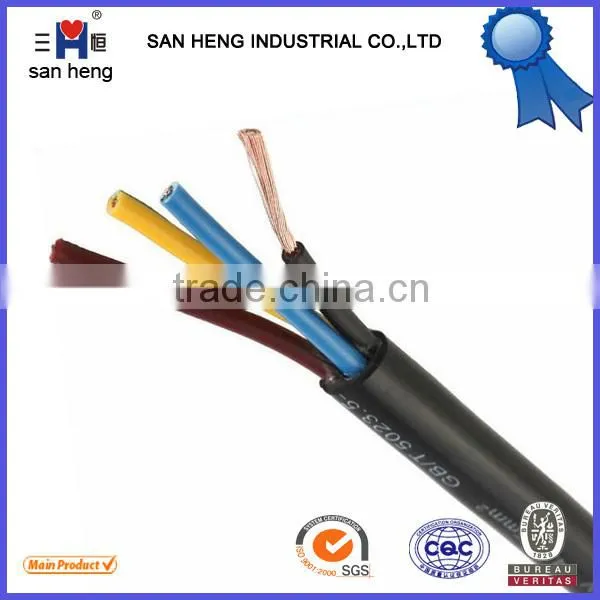 H05VV-F 3X1.5mm2 Cu/PVC/PVC Electric Flexible Cable BS6500 Supplier's Choice photo-2