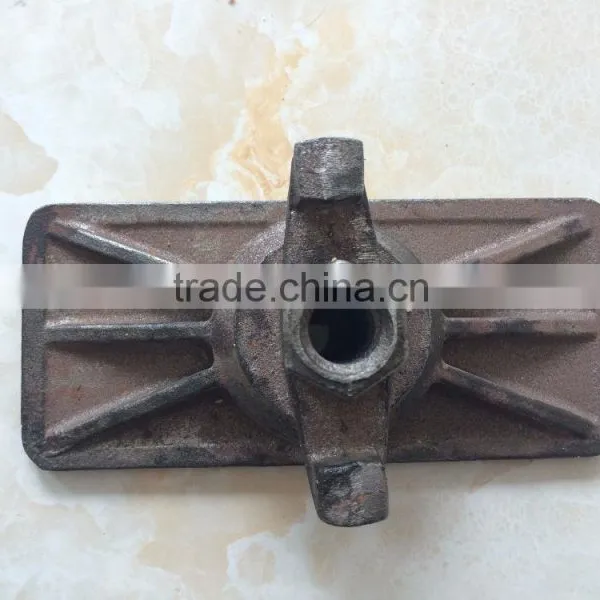 Formwork Casting Steel Plate With Nut 15 / 17mm photo-2