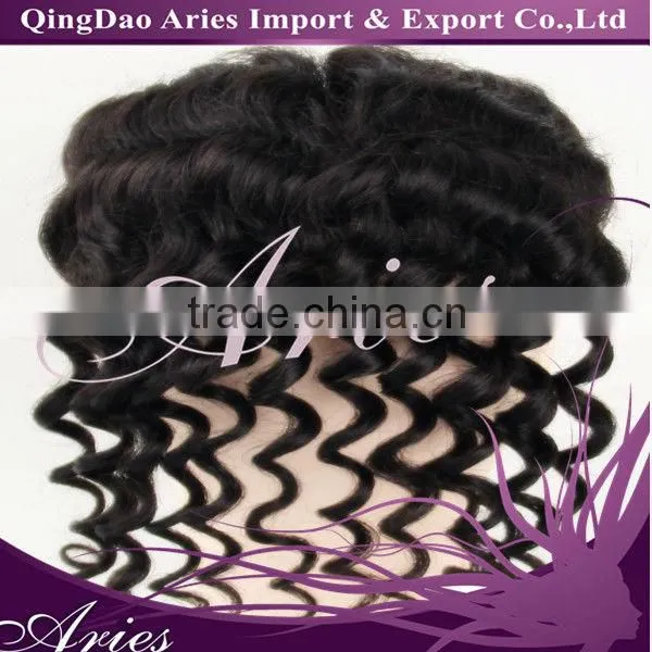 Virgin Malaysian Hair Middle Part Full Swiss Lace Frontal on Sale photo-5