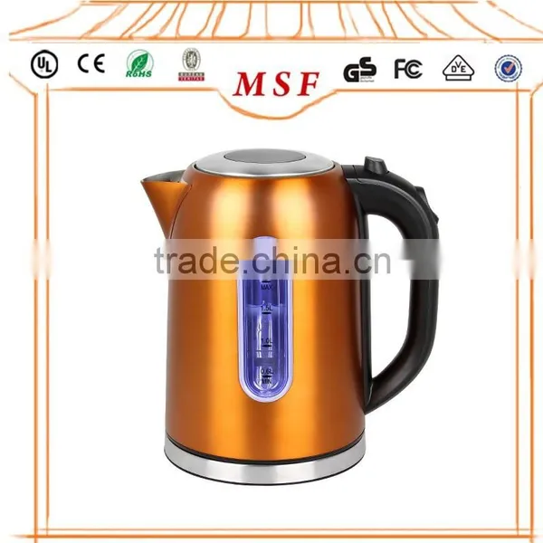 1.8L 360 Degree Rotation Electric Kettle Stainless Steel photo-3