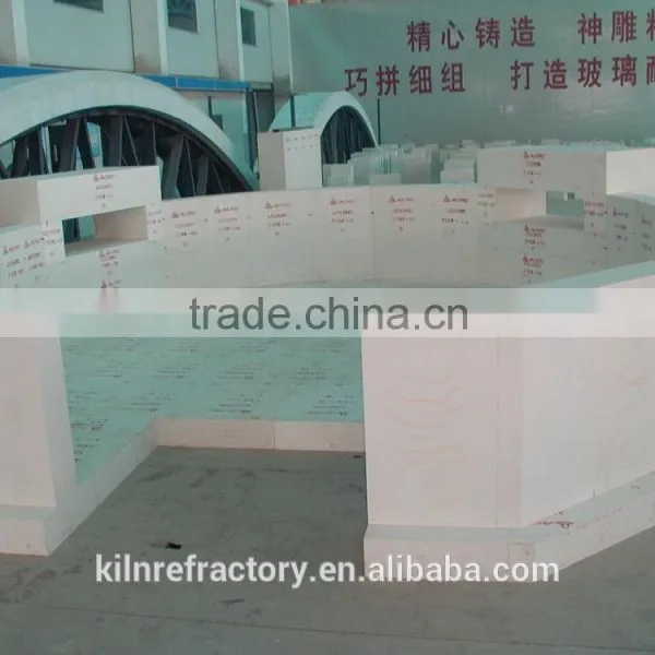 Glass Kiln Fused Cast Zirconia Corundum Refractory Brick photo-3