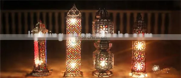 Antique Moroccan Floor Lamps/ Colorful Iron Cage Floor Lights/made in China Floor Lighting photo-4