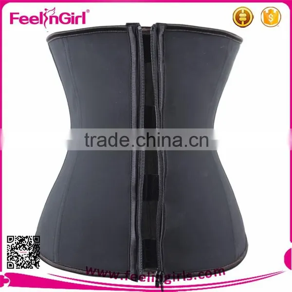 Clip and Zip Body Waist Trimmer Latexy Waist Cincher photo-4