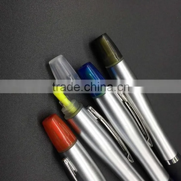 High Quality Promotional Gift 3 in 1 Highlighter Pen Quality Choice photo-2