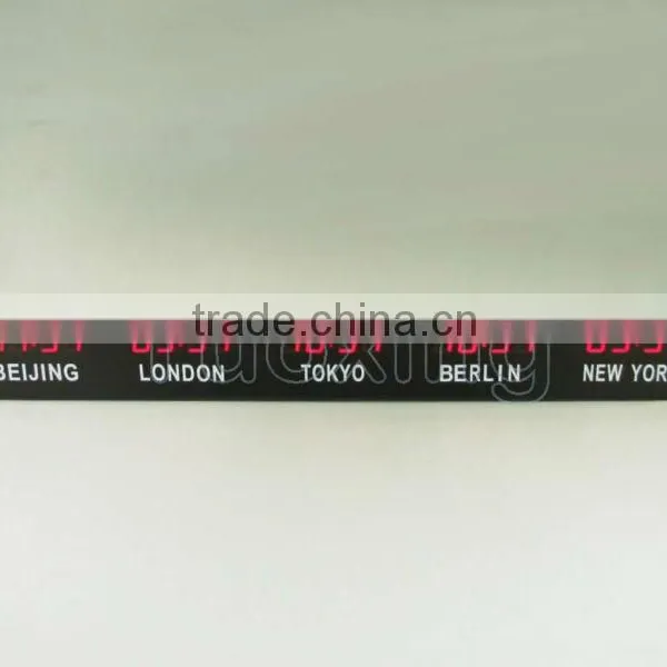 Led Time Zone World Clock With 5 Cities