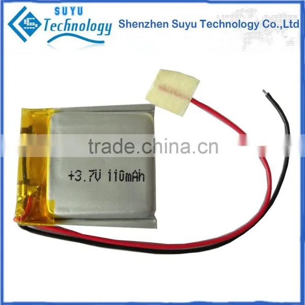 302025 Lithium Ion Polymer 110mah Rechargeable Li-polymer Battery 3.7v