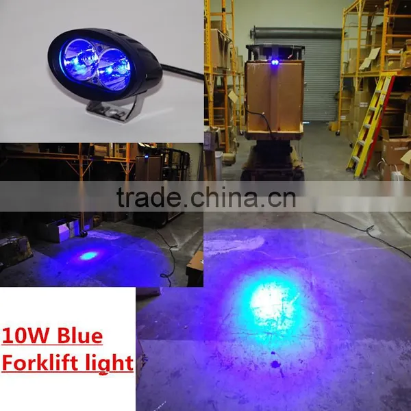 Blue Forklift Led Light Warehouse Safety Warning Lamp Spot Offroad Race 12v 48V photo-6