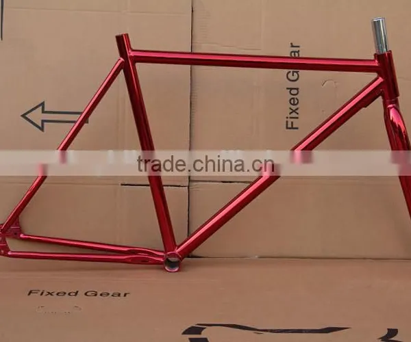 High Speed 20" Mini Velo Frame Chrome Fixie Mini Bike Cheap China Fixed Bike Frames photo-4