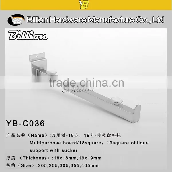 New Style Metal Bracket Shelf Support Wood Glass Support Bracket With Suck photo-3