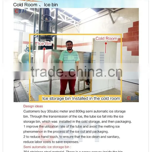 Iran 20 Tons Client Cases Tube Ice Maker Machine Ice Plant Operate photo-4