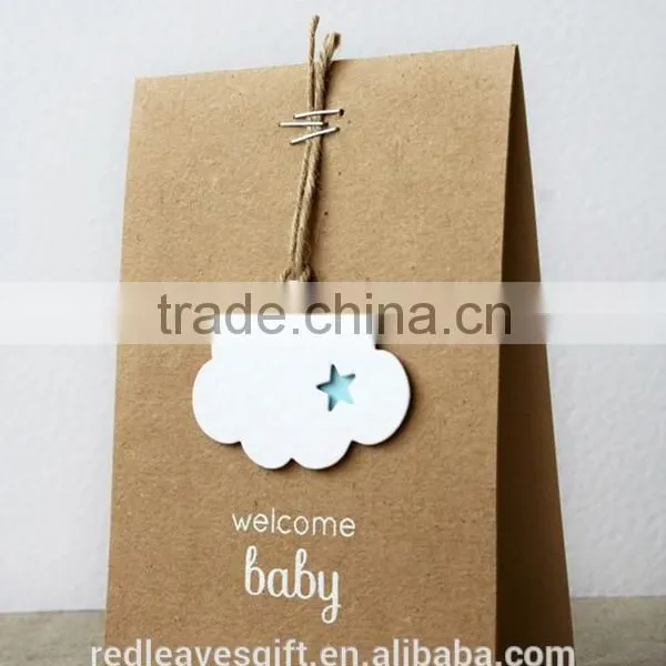 Vintage Paper Hang Tags for Garment Kraft Paper for Jeans Label