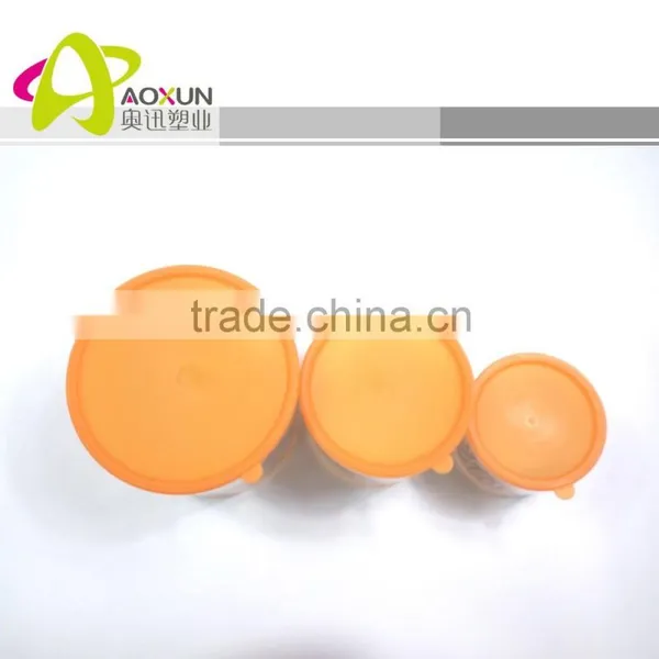 PP Transparent Dry Food Storage Container, Plastic Storage Box With Colorful Lid photo-2