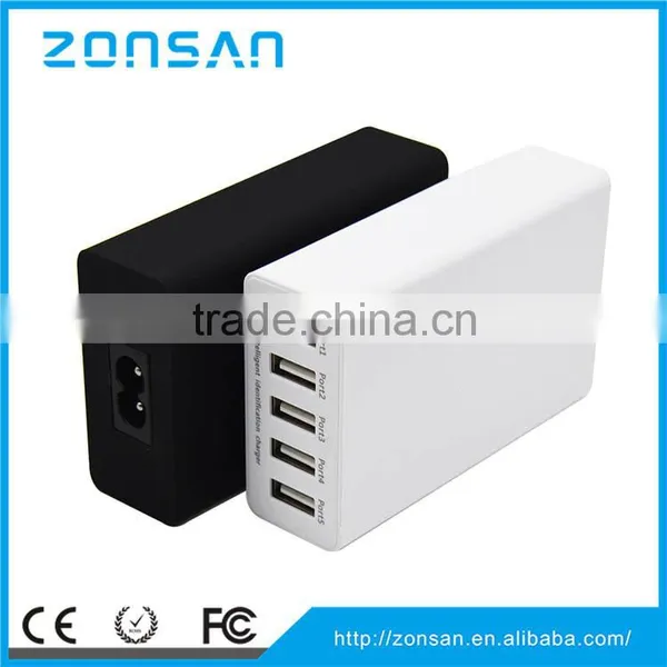 Hot Sale 40W 5-PORT USB Wall Charger