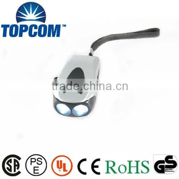 Led Shaked Flashlight and Dynamo Torch/2 Led Dynamo Flashlight Torch