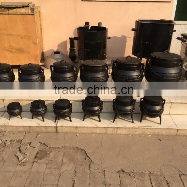Cast Iron Black African Three Legged Potjie Pot photo-5