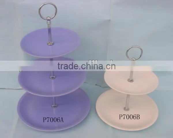 Ceramic Cake Stand, Cake Plate With Stand photo-2