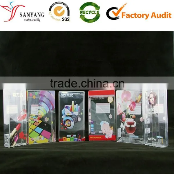 Clear PVC/PP Packaging Box Electrical Transparent PVC Box for Gift Cosmetic Electronics photo-2