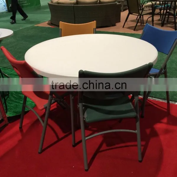 4ft Plastic Round Folding Wedding Table photo-2