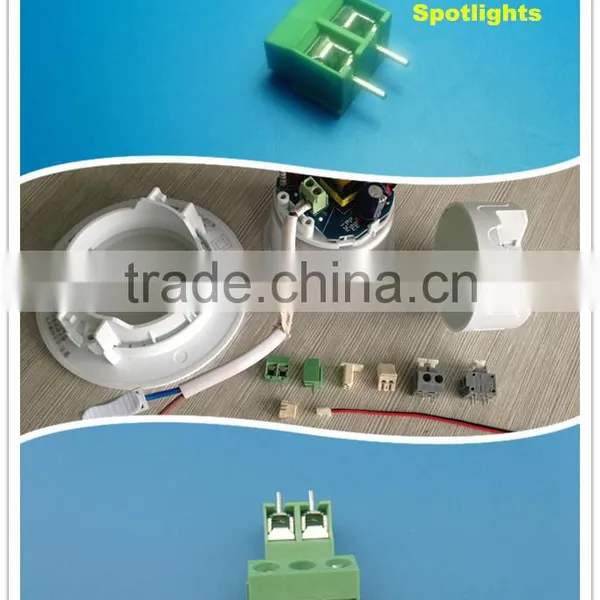 Hot Sales 2-Way PCB Panel 5.0mm Pitch Terminal Block For Led Spotlights
