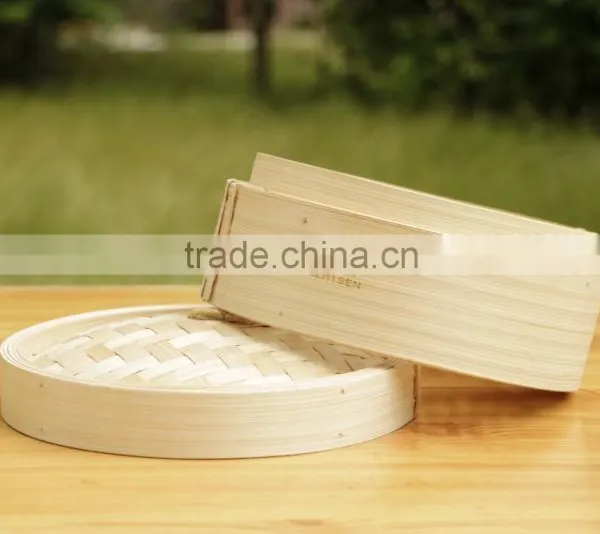 Handmade Hot Stamped Kitchenware Bamboo Steamer