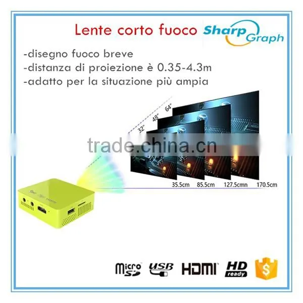 In Stock!!! 2016 UNIC Mini DLP Laser HDMI 3D Polarized Projector UC50 Outside Movie Projectors photo-6