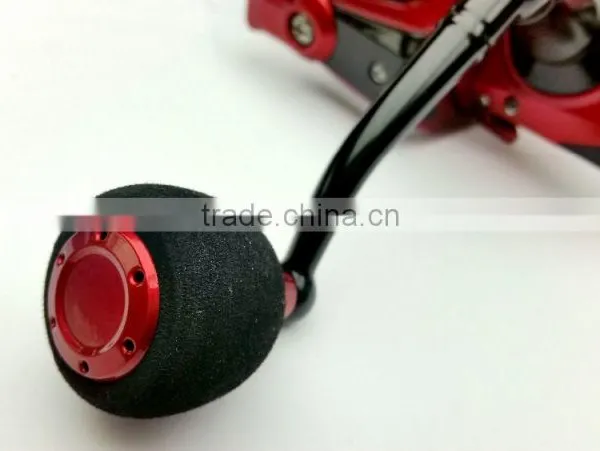 High Quality Fishing Tackle Spinning Reel With Red Aluminium Spool Fishing Reel photo-5