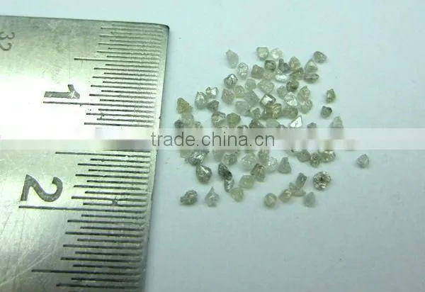 White, Gray Industrial Grade Rough Diamond Very Small Size photo-4