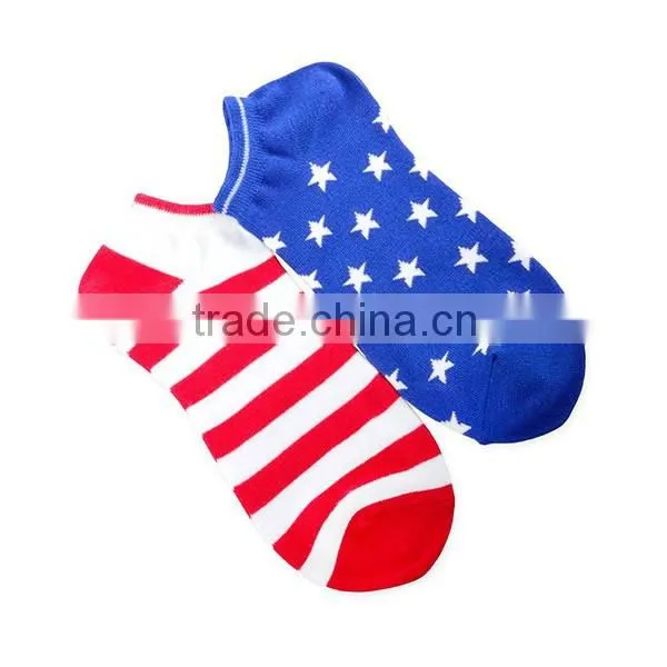 Terry Ankle American Flag Socks photo-4