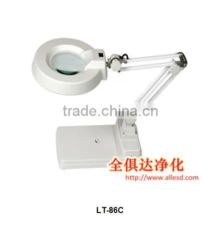 22W Fluorescent Inspection Illuminated Magnifier Table Type photo-2