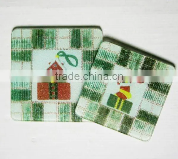 square shape rough surface tempered glass cheese board