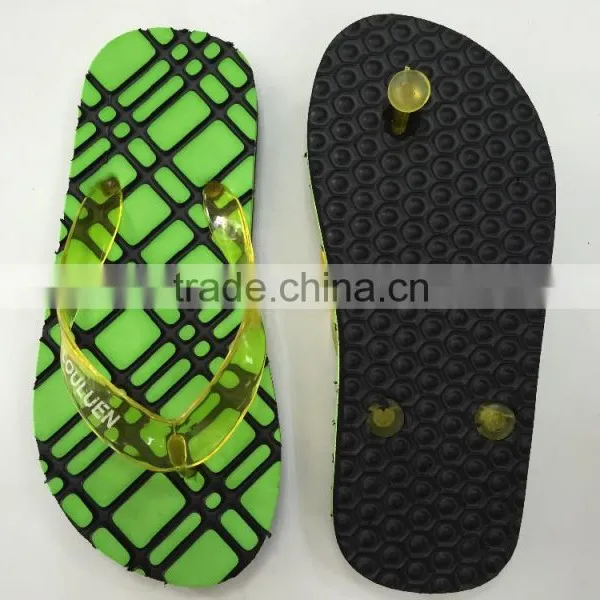 663 LOULUEN Unisex Colorful Check Kids Flip Flops Beach Slipper photo-3