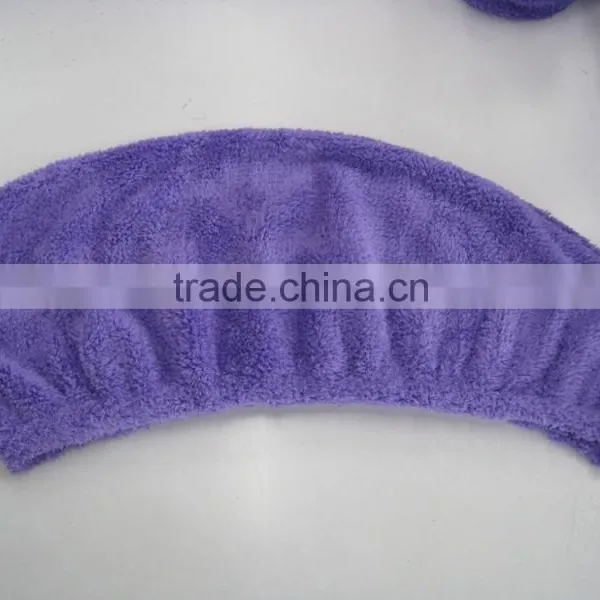 Super Absorbent Plush Microfiber Hair Drying Towel Absorbent SPA Turban photo-2