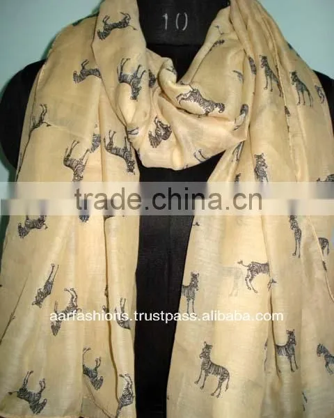 COTTON PRINTED SCARF 2014