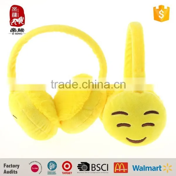 2016 New Popular Plush Emoji Earmuffs Emoji Toys Gifts China Manufacture photo-5