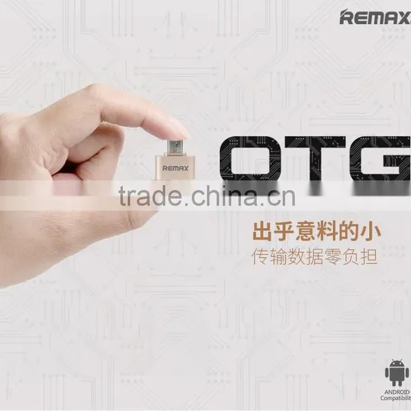Original Remax USB 2.0 Micro USB OTG Adapter For Samsung Huawei HTC LG Lenovo Xiaomi Android Tablet photo-3