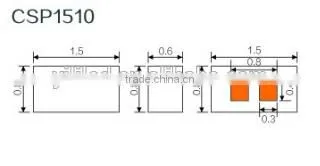 Low Cost Mini LED Chip CSP1510 for Car Lights LED photo-4