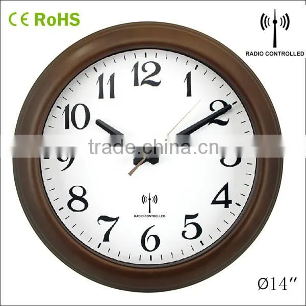 14 Inch Wall Clock Popular Wall Clock Home Goods Wall Clock Radio Controlled Clock