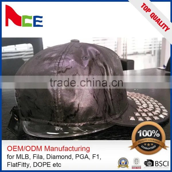 Design Custom Five Panel Flat Brim Customize Plain Snapback Hats photo-3