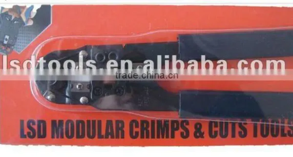 LSDbrand High Quality LS-210N Rj11 Rj12 Rj45 205mm Crimping Tool Cat5 Network Cable Crimp Tool Modular Plug Crimping Tool photo-5