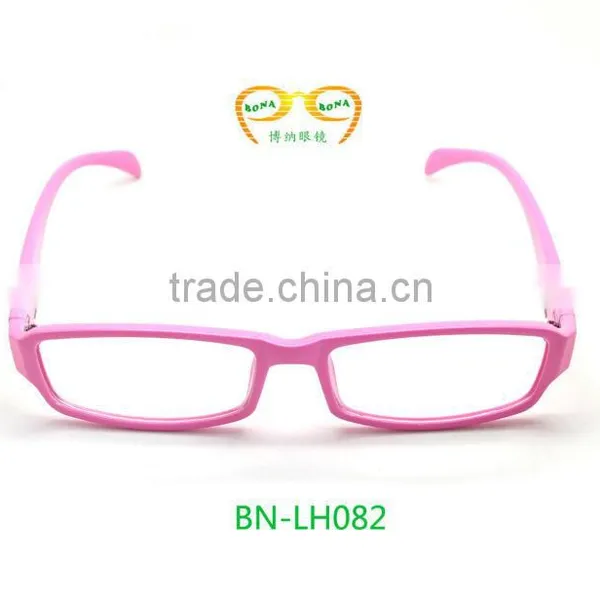 Pink Color Plastic Girls Promotion Reading Sunglasses With Metal Hinge photo-4