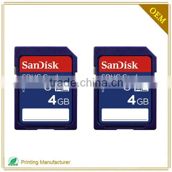 Factory Price Waterproof Heat Resistant Memory SD Card Label Printing photo-2