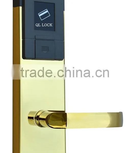 Hot Sale Hotel Lock With Free Best System QL-T6 RFID Card Lock