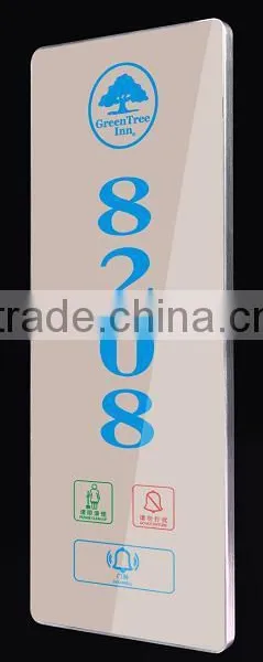 Hotel Electronic Doorplate With Touch Screen House Door Plate photo-2