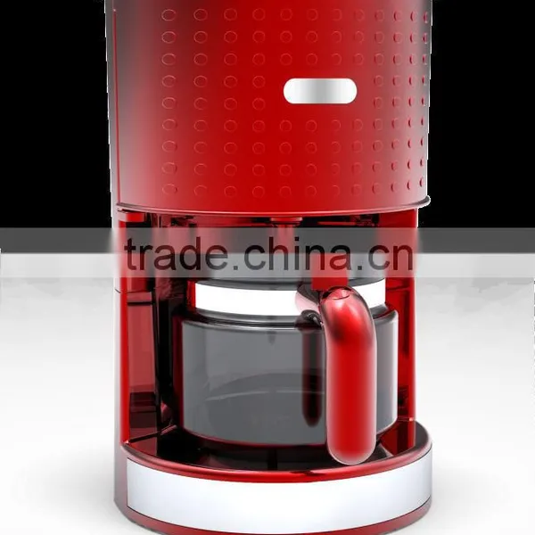 Coffee Machine/10-12cup Dots Desigh Electric Drip Coffee Maker With CE, CB, GS, ROHS, EMC, LFGB photo-2