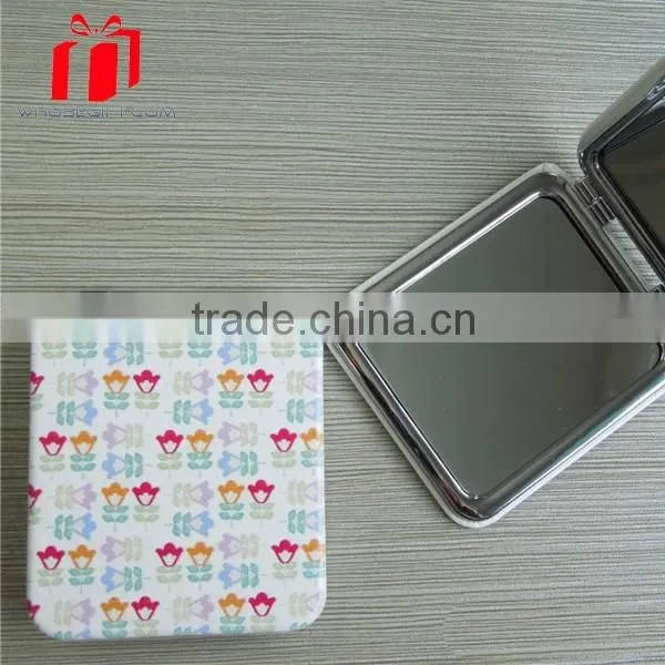 Pu Leather Professional Cosmetic Mirror/pocket Mirror photo-3