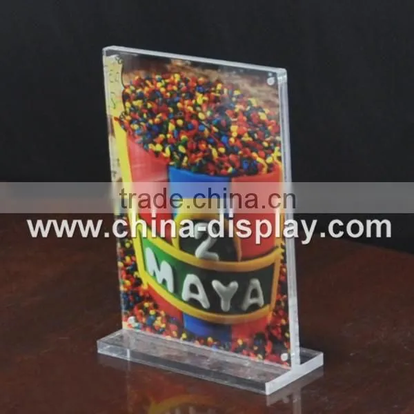 L / Tshape Acrylic Sign Holder a5 Size Acrylic Menu Holder photo-3