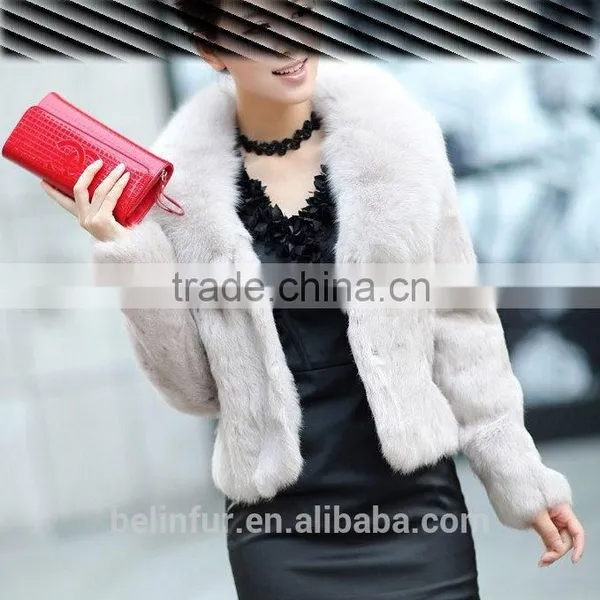Fashion Women Fur Coat Women Sheep Fur Comfortable Elegant Coat photo-3