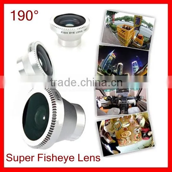 190 Degree Fisheye Lens for Cell Phone Camera Lens for All the Phone