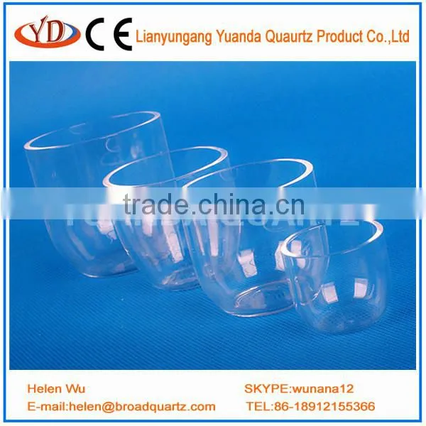 quartz crucible supplier and high temperature quartz crucible